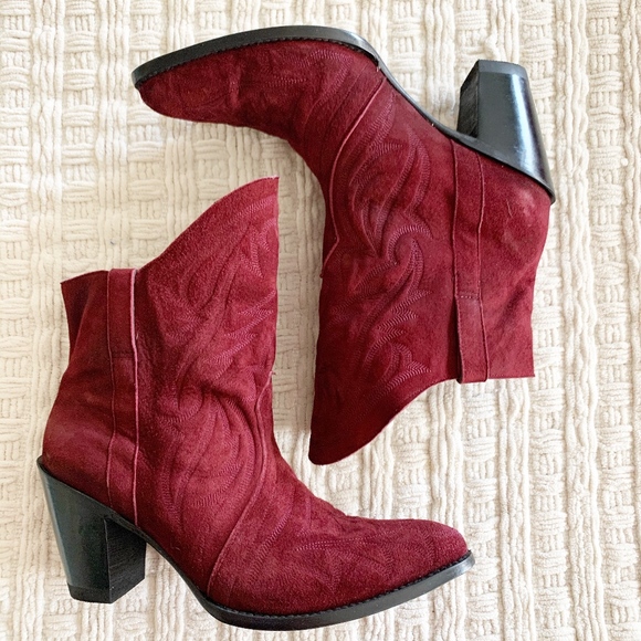 NWOT Old Gringo Paula Bootie in Wine Red - Picture 2 of 6
